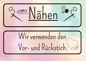 Vorschau - Merkblätter - Kriterien Handnähen/Wimpel - Deckblatt