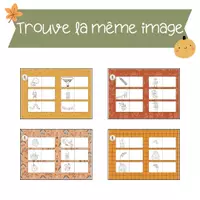 Aperçu - Jeux - 🍂Les ateliers Même Image Noir/Couleurs "AUTOMNE"🍂 - Page de couverture
