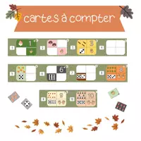Aperçu - Jeux - 🍁 Cartes à compter "AUTOMNE" 🍁 - Page de couverture
