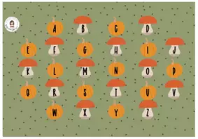 Aperçu - Jeux - 🍁 Lettres de alphabet "AUTOMNE" 🍁 - Page 1