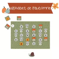 Aperçu - Jeux - 🍁 Lettres de alphabet "AUTOMNE" 🍁 - Page de couverture