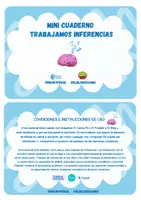 Vista previa - Hojas de trabajo - MINI CUADERNO TRABAJAMOS INFERENCIAS - página 1