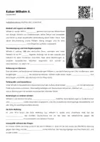 Vorschau - Arbeitsblätter - Kaiser Wilhelm II (Lückentext und Übungen) - Seite 1