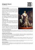 Vorschau - Arbeitsblätter - Königreich Bayern - Infotext und Übungen - Deckblatt
