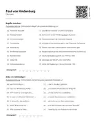 Vorschau - Arbeitsblätter - Paul von Hindenburg - Infotext und Übungen - Seite 1