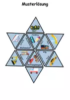 Vorschau - Arbeitsblätter - GRATIS Legestern Fahrzeuge Wortschatz - DaZ/DaF, Deutsch (Klassen 1 und 2) - Seite 2
