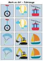Vorschau - Arbeitsblätter - Materialpaket Spiele Fahrzeuge - DaZ/DaF, Deutsch, Sachunterricht (Grundschule) - Seite 2