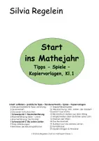 Vorschau - Stundenentwürfe - Mathe in Kl. 1 - Materialpaket - Deckblatt