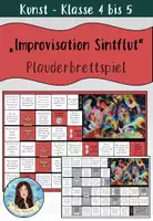 Vorschau - Spiele - "Improvisation Sintflut" von Wassily Kandinsky - Plauderbrettspiel - Deckblatt
