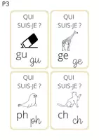 Aperçu - Apprentissages en autonomie - Qui suis-je ? (Digrammes) - Page 3
