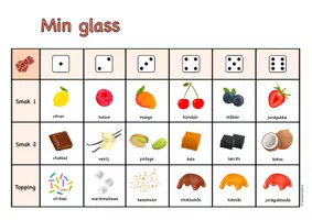 förhandsvisning - Min glass – Somrigt tärningsspel 🎲 🍦 - sida 1