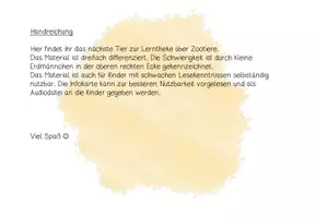 Vorschau - Fördermaterial/Inklusion - Lerntheke "Das Erdmännchen" (Zootiere) - Seite 3