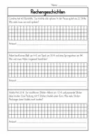 Vorschau - Arbeitsblätter - Rechengeschichten im ZR 100 2. Klasse - Deckblatt