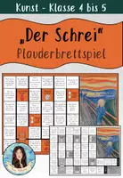 Vorschau - Spiele - "Der Schrei" von Edvard Munch - Plauderbrettspiel - Deckblatt