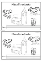 Vorschau - Mal- und Bastelvorlagen - Kirche erkunden Ferienheft - Kirchenexpedition Ferien - Seite 1