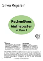 Vorschau - Fördermaterial/Inklusion - Geld wechseln, aus: Rechenlöwes Matheposter ab 1 - Deckblatt