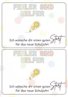 Vorschau - Mal- und Bastelvorlagen - Willkommensgeschenk/Willkommensgruß zum Schulanfang - Seite 2