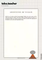 Vorschau - Text - Fantasiereise - Abenteuer im Vulkan - Seite 1