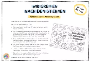 Vorschau - Poster - Klassenposter "Wir greifen nach den Sternen" - Seite 1