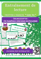 Vorschau - Fördermaterial/Inklusion - DaF / DaZ Französisch: Ostern: Fehlerteufel -ks-Laute - Lesekarten - Seite 1