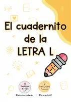 Vista previa - Hojas de trabajo - El Cuadernito de la Letra L - página 1
