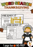 Vorschau - Arbeitsblätter - Word Search Puzzle (Holidays 1) | Bundle - NO PREP Activity - Seite 1