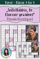 Vorschau - Spiele - "Selbstbildnis, Dr. Eloesser gewidmet" von Frida Kahlo - Plauderbrettspiel - Deckblatt