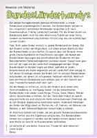 Vorschau - Arbeitsblätter - Bundesländer Deutschlands (Steckbriefe in Handyform) - Seite 1