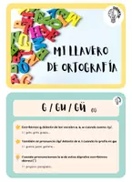 Vista previa - Refuerzo / NEE / Materiales de apoyo - LLAVERO DE NORMAS ORTOGRÁFICAS - página 1