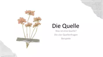 Vorschau - Präsentationen/Tafelbilder - RZG: Auf den Spuren der Vergangenheit - Merkblatt Quellenanalyse - Seite 3