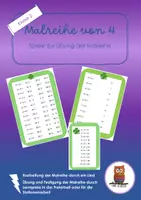 Vorschau - Spiele - Spiele zur Malreihe von 4 - Deckblatt