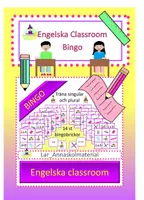 förhandsvisning - Engelska classroom bingo - försättsblad