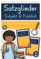 Vorschau - Spiele - Satzglieder (Subjekt & Prädikat) - Alle Kinder klopfen auf den Tisch, wenn ... - Deckblatt