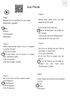 Vorschau - Unterrichtsreihen - Pferde Quiz kostenlos und Ausmalbilder - Seite 3
