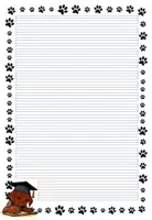 Vorschau - Arbeitsblätter - Briefpapier Labradorklasse dunkel #Klassentier #Hundeklasse - Seite 2