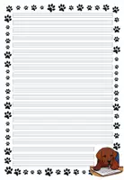 Vorschau - Arbeitsblätter - Briefpapier Labradorklasse dunkel #Klassentier #Hundeklasse - Seite 3