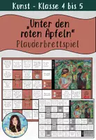 Vorschau - Spiele - "Unter den roten Äpfeln" von Edvard Munch - Plauderbrettspiel - Deckblatt