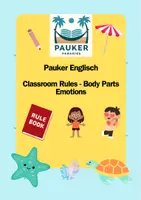 Vorschau - Arbeitsblätter - Pauker Englisch - Classroom Rules - Body Parts - Emotions - Deckblatt