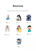 Vorschau - Arbeitsblätter - Pauker Englisch - Classroom Rules - Body Parts - Emotions - Seite 3
