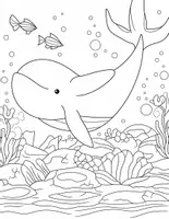 Vorschau - Mal- und Bastelvorlagen - 🐳 200 Wal-Ausmalbilder für Kinder - Seite 1