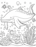 Vorschau - Mal- und Bastelvorlagen - 🐳 200 Wal-Ausmalbilder für Kinder - Seite 3