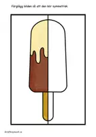 förhandsvisning - Symmetri med glassar 🍦🌈 - sida 1