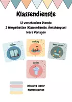 Vorschau - Anderer Materialtyp - Klassendienste/ Ämtchenplan - Deckblatt