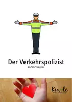 Vorschau - Interaktives Material - Der Verkehrspolizist regelt den Verkehr (Interactive) - Deckblatt