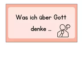 Vorschau - Präsentationen/Tafelbilder - Gott - Wer bist du? Roter Faden für die Stunde - Seite 3