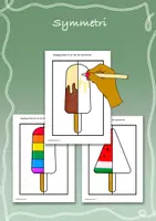 förhandsvisning - Symmetri med glassar 🍦🌈 - försättsblad