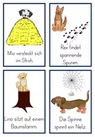 Vorschau - Spiele - Materialpaket (wachsend) Schreibspaziergang Hunde Deutsch 1. Klasse 2. Klasse - Seite 3