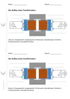 Vorschau - Arbeitsblätter - Aufbau eines Transformators - Seite 1