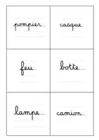 Aperçu - Feuilles d'exercices - Travaux POMPIER - Grande section - Page 3