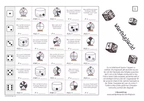 Vorschau - Spiele - Einstufige Zufallsexperimente (Wahrscheinlichkeit) - Spiel (Würfelglück) - Seite 2